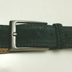 Blue Leather Belt 44